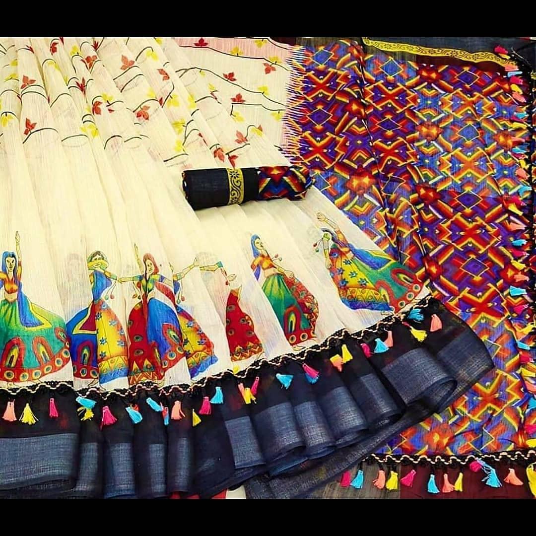 Shree 67 Casual Wear Linen Cotton Printed Latest Saree Collection
